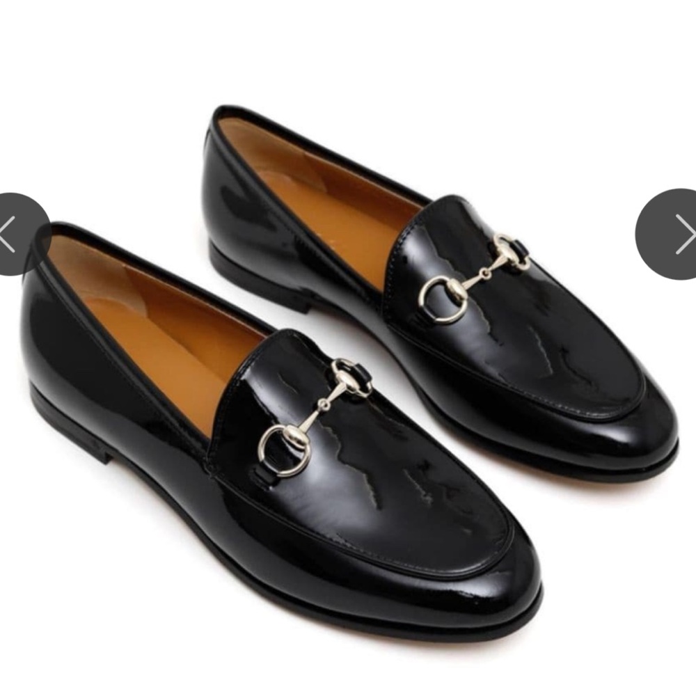 Gucci Jordaan Horsebit patent leather loafers women’s  39.5 or 9.5 - Picture 4 of 14